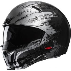 Casque jet avec masque HJC i20 Furia MC5 noir-gris - II. qualité