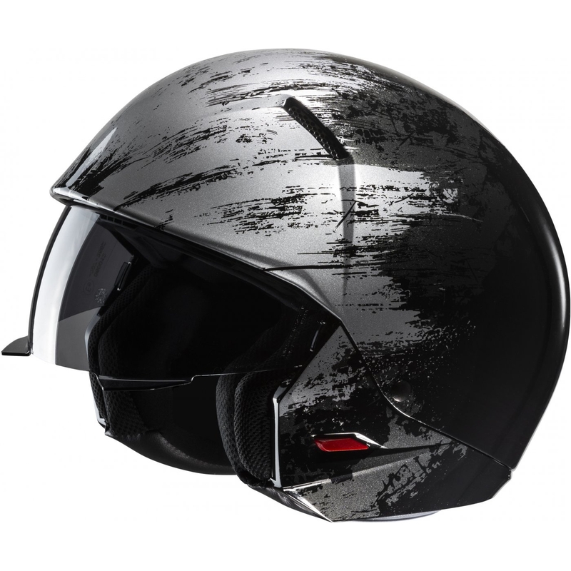 Casque jet avec masque HJC i20 Furia MC5 noir-gris - II. qualité