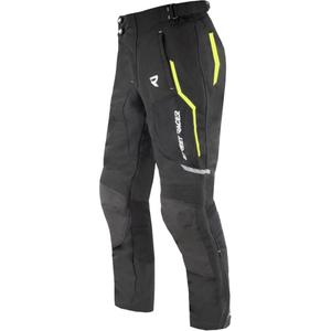 Pantalon de moto Street Racer Flex Air noir et jaune fluo - deuxième qualité - II. qualité