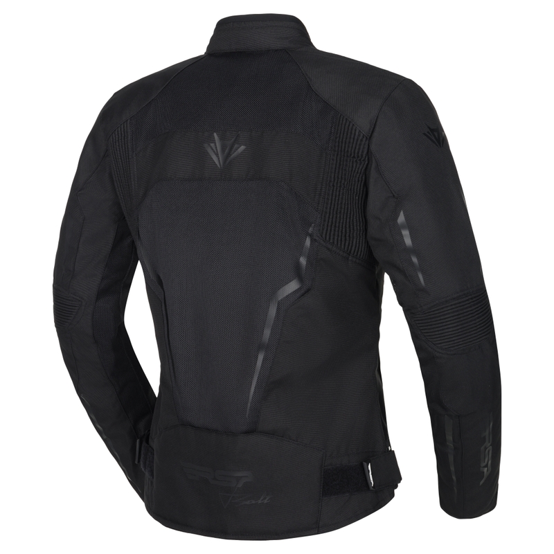 Blouson de moto RSA Bolt pour femme, noir - 2e qualité - II. qualité