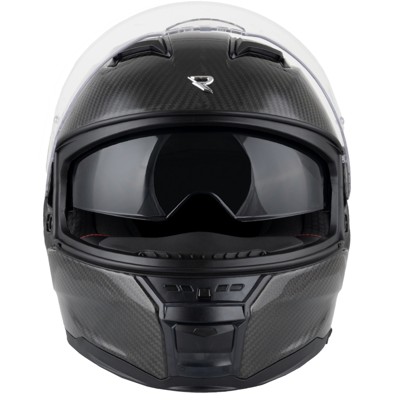 Casque intégral de moto Street Racer Titan Carbon noir - II. qualité