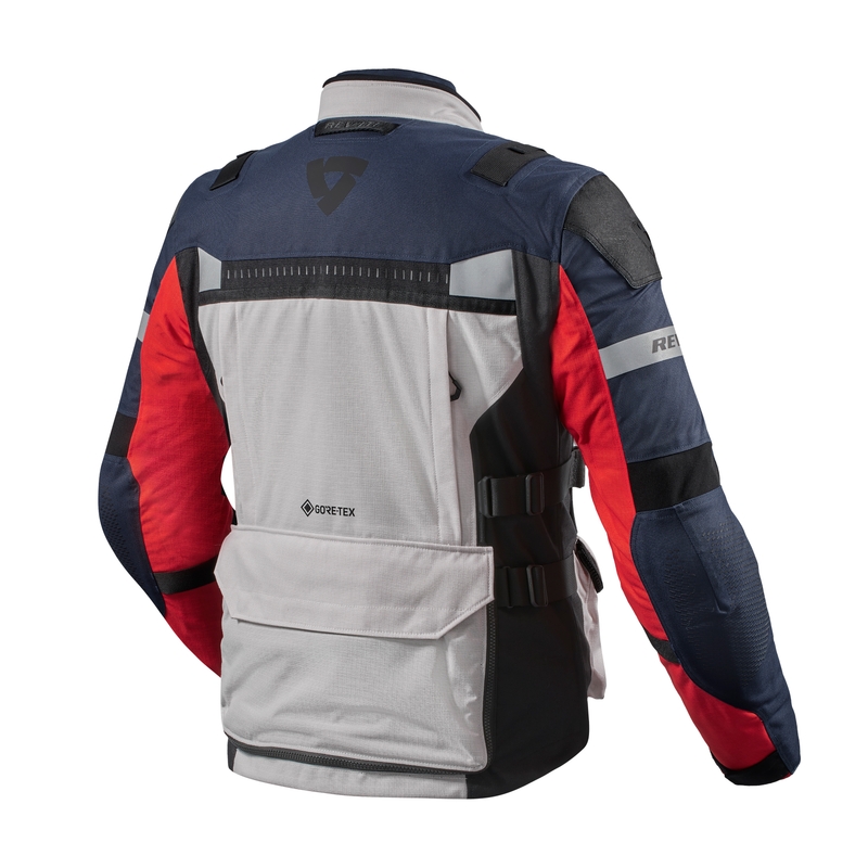 Blouson de moto Revit Defender 3 GTX rouge et bleu - II. Qualité