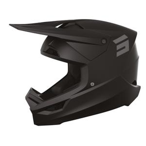 Casque de motocross Shot Furious Solid noir - II. qualité