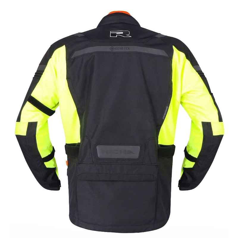 Blouson de moto RICHA Brutus GTX noir et jaune fluo en solde - deuxième qualité soldes - II. qualité