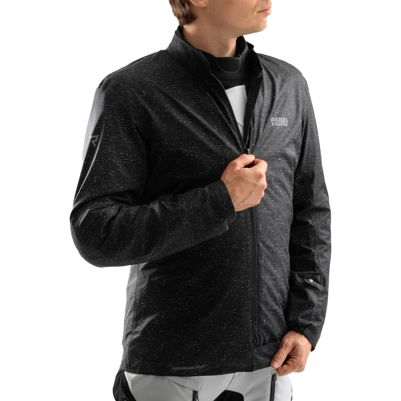 Blouson de moto Rebelhorn Hardy 3.0 bleu-gris-rouge - II. qualité