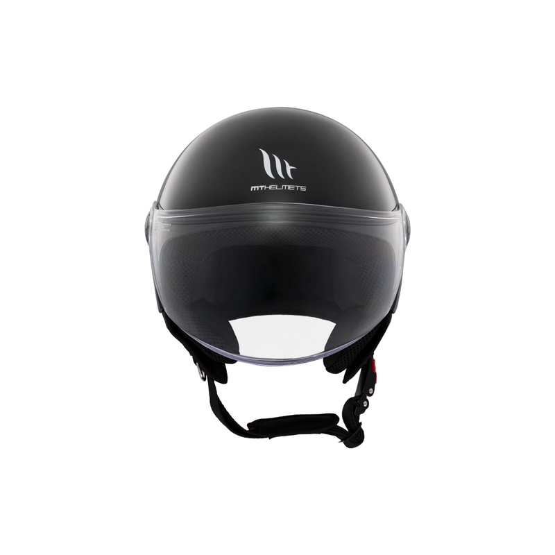 Casque de moto jet MT Street S noir brillant - II. qualité
