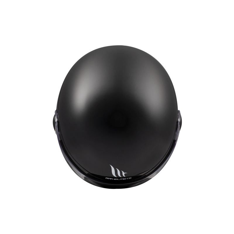 Casque de moto jet MT Street S noir brillant - II. qualité