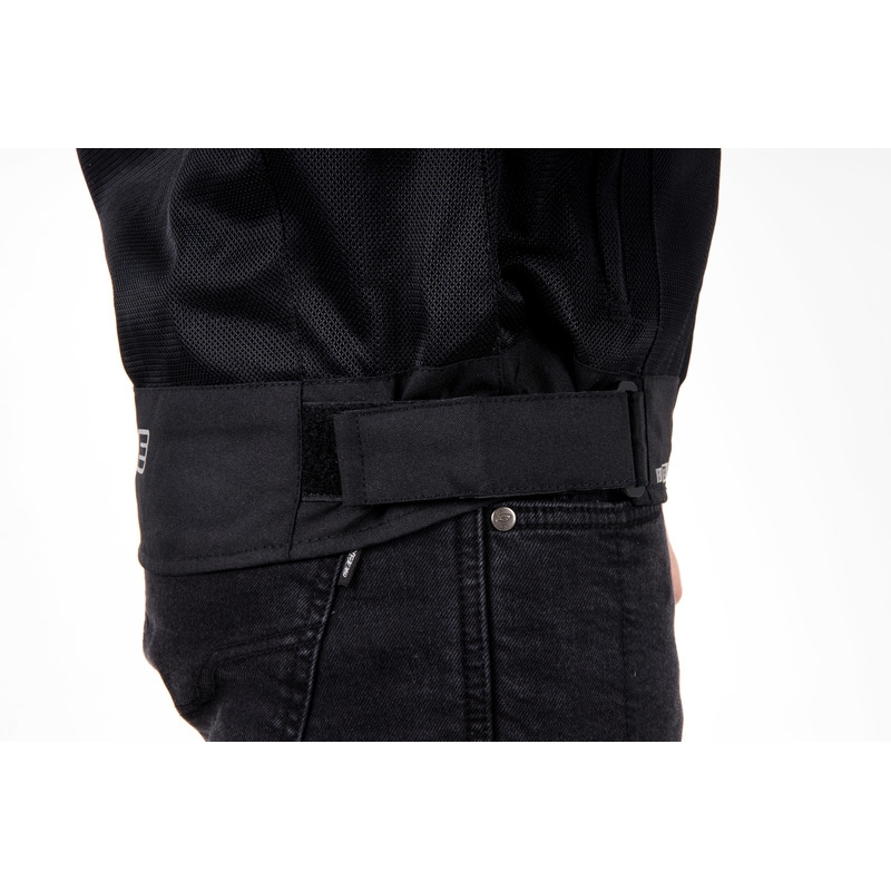 Blouson de moto Ozone Dart noir et jaune fluo - deuxième qualité - II. qualité