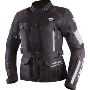 Veste de moto femme Street Racer Hilax noir-gris - II. qualité