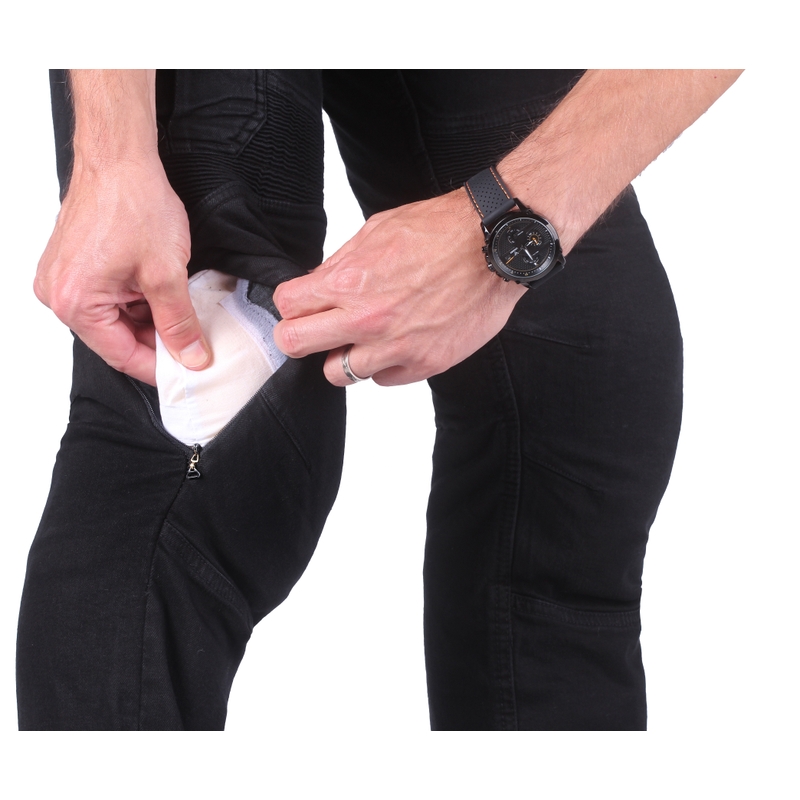 Jean de moto cargo Street Racer CE noir taille 2 - 2ème qualité - II. qualité