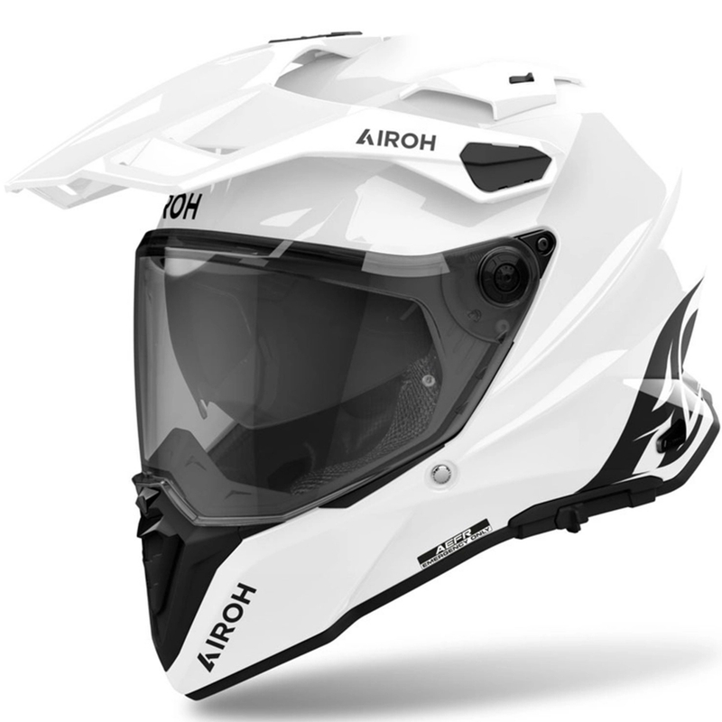 Casque enduro Airoh Commander 2, couleur blanc brillant