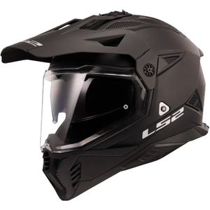 Casque moto enduro LS2 MX702 PIONEER II noir mat