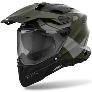 Casque d&#39;enduro Airoh Commander 2 Reveal, vert mat