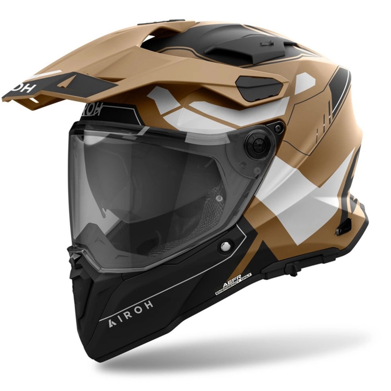 Casque d'enduro Airoh Commander 2 Reveal, sable mat