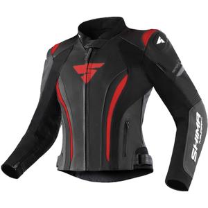 Veste moto femme Shima Miura 2.0 noir-rouge