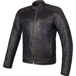 Veste de moto Street Racer Tribe Retro Brown