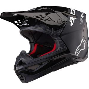 Alpinestars Supertech S-M10 Flood Motocross Helmet noir-gris foncé
