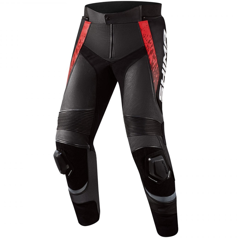 Pantalon de moto Shima STR 2.0 noir et rouge