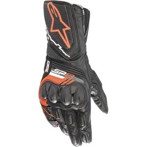 Gants moto Alpinestars SP-8 noir-rouge fluo