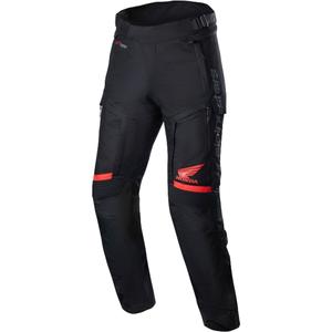 Pantalon moto Alpinestars Bogota PRO Drystar Honda rouge fluo-noir