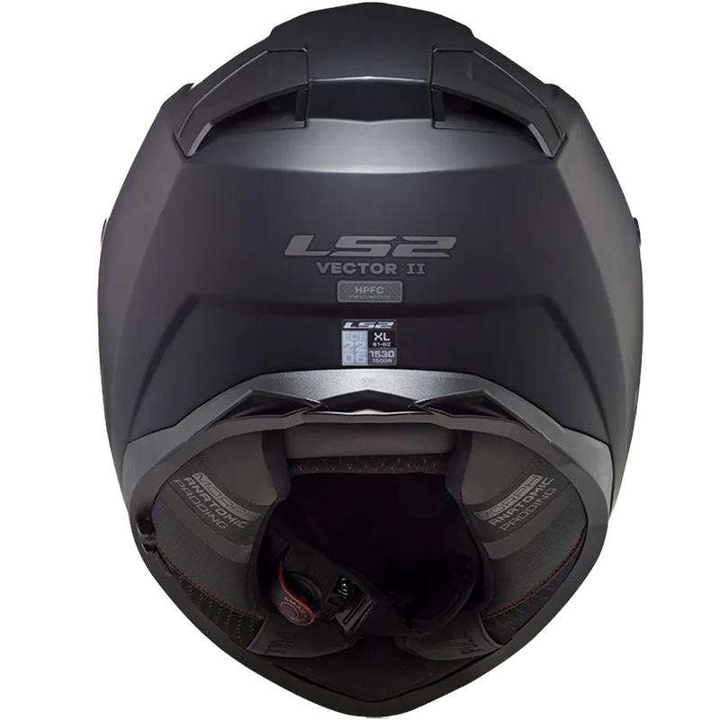 Casque intégral moto LS2 FF811 Vector II Noir mat
