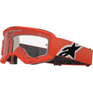 Lunettes de motocross Alpinestars Vision 5 Corp orange avec lentille claire