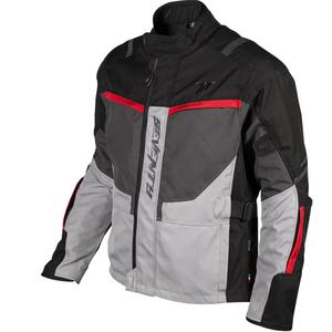 Blouson de moto Seventy Degrees SD-JT83 Tonale noir-gris-rouge