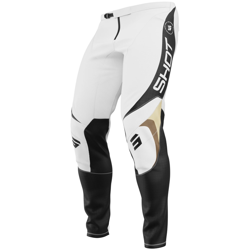 Pantalon de motocross blanc Shot Contact Manta