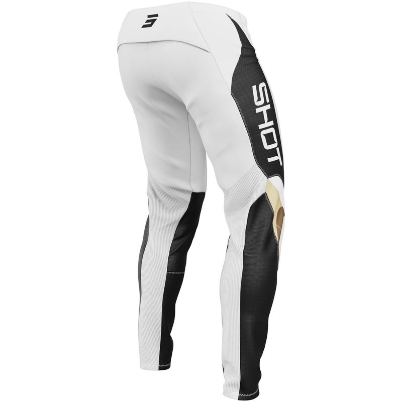 Pantalon de motocross blanc Shot Contact Manta