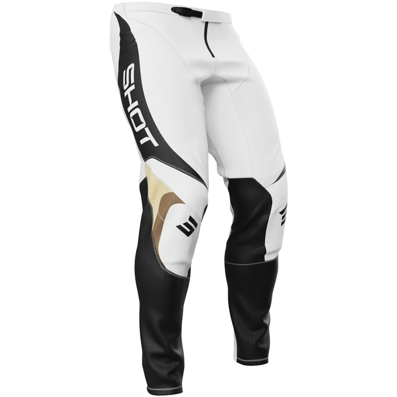 Pantalon de motocross blanc Shot Contact Manta
