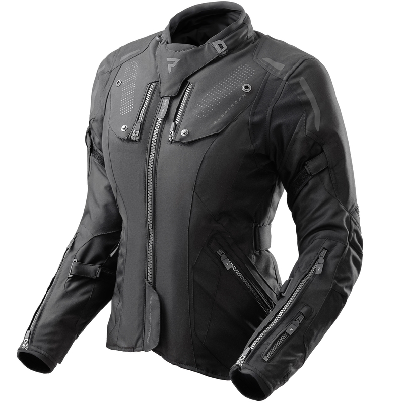 Veste moto femme Rebelhorn Hiker IV noir