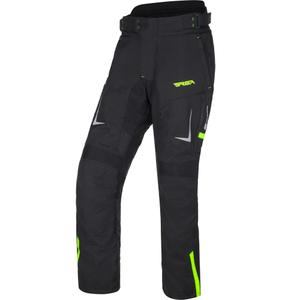 Pantalon de moto RSA EXO 2 noir-jaune fluo
