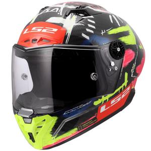 Casque intégral de moto LS2 FF805 Thunder GP Aero Replica Aldeguer 25 noir brillant-rouge-vert