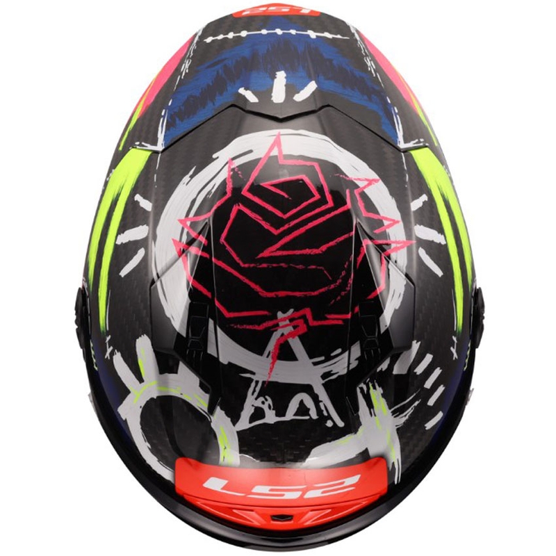Casque intégral de moto LS2 FF805 Thunder GP Aero Replica Aldeguer 25 noir brillant-rouge-vert
