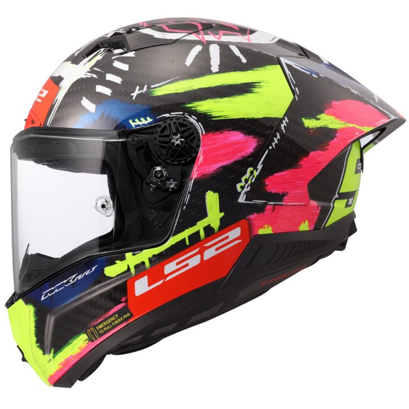 Casque intégral de moto LS2 FF805 Thunder GP Aero Replica Aldeguer 25 noir brillant-rouge-vert