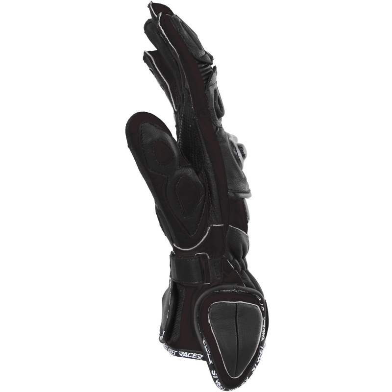Gants de moto Street Racer Virus 2 noirs