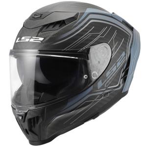 Casque intégral de moto LS2 FF807 Dragon Subic bleu pétrole