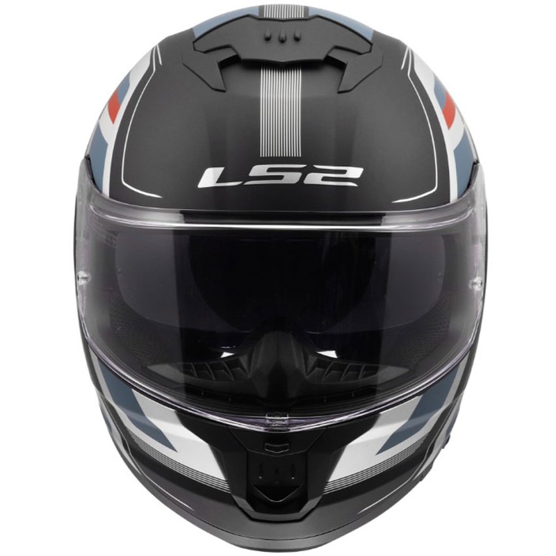 Casque intégral de moto LS2 FF808 Stream II Vintage noir pétrole