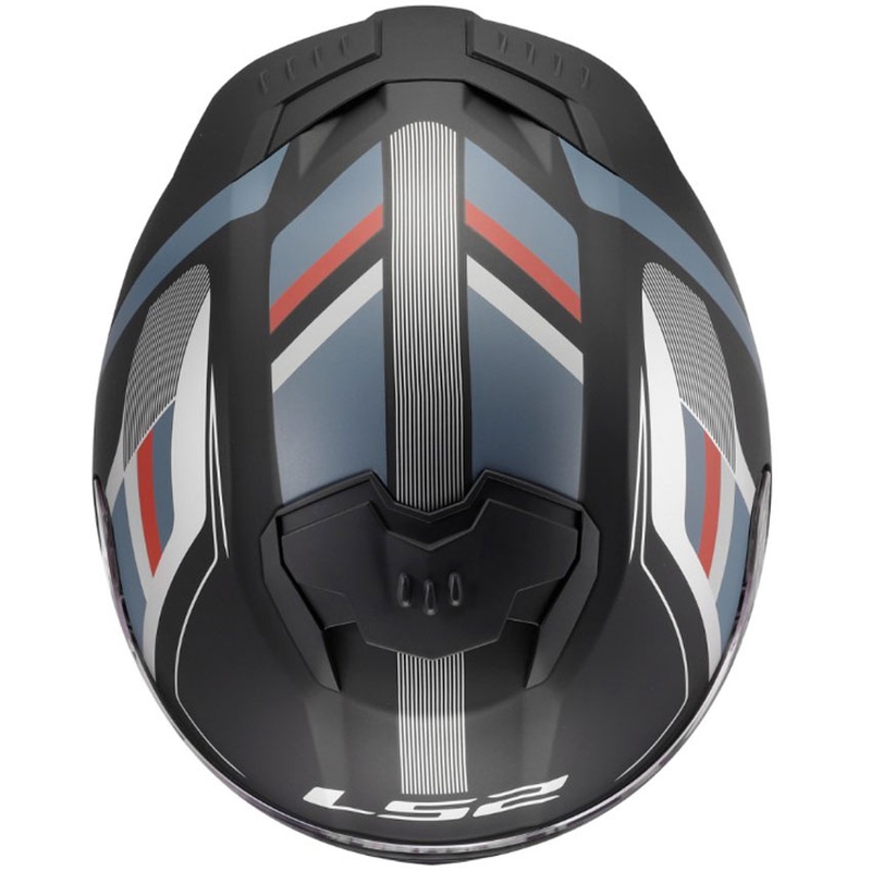 Casque intégral de moto LS2 FF808 Stream II Vintage noir pétrole