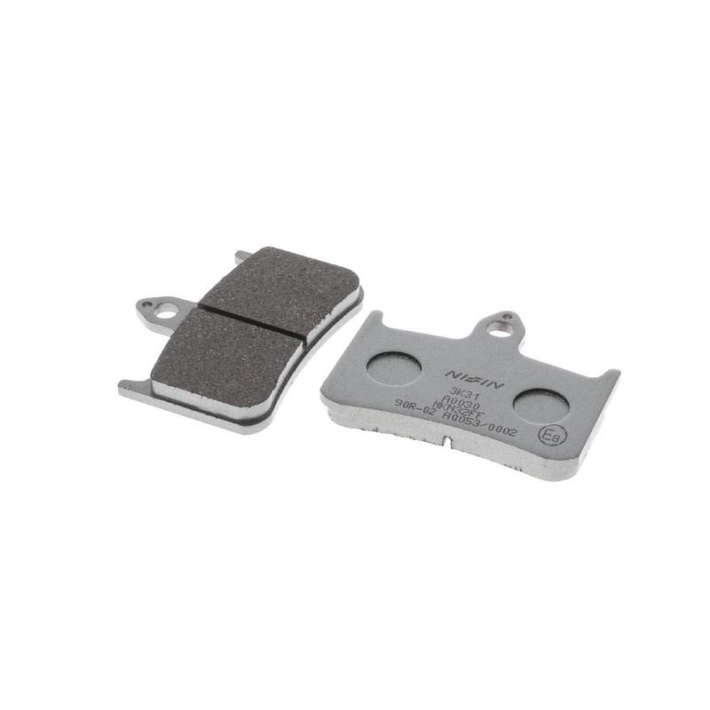 Plaquettes de frein NISSIN semi-métalliques, 68 x 54 x 8,2 mm, lot de 2