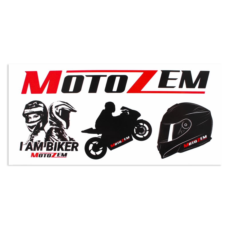Set d'autocollants MotoZem Road