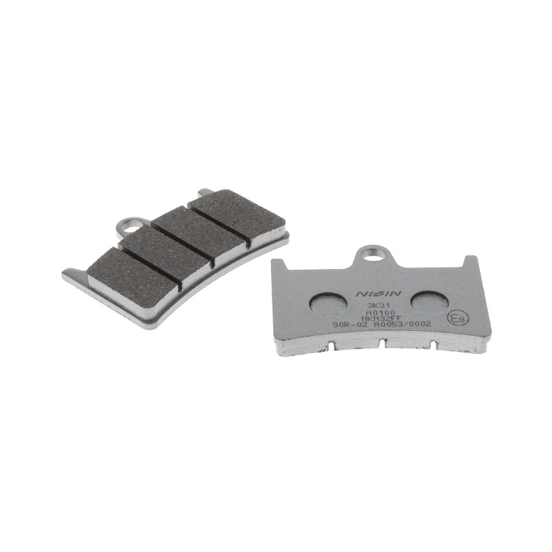 Plaquettes de frein NISSIN semi-métalliques 69,8 x 50,7 x 8,5 mm (2 pièces)
