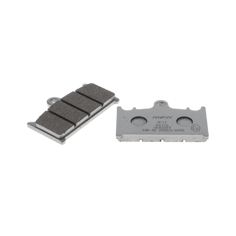 Plaquettes de frein NISSIN semi-métalliques 69,8 x 46,5 x 8 mm (2 pièces)