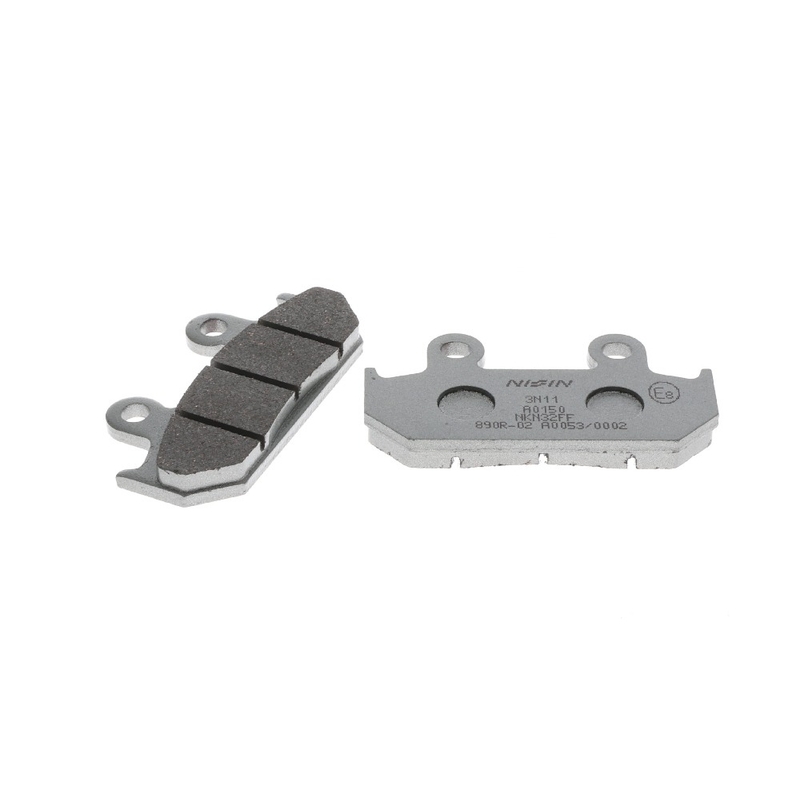 Plaquettes de frein NISSIN semi-métalliques 81 x 42 x 9 mm (2 pièces)