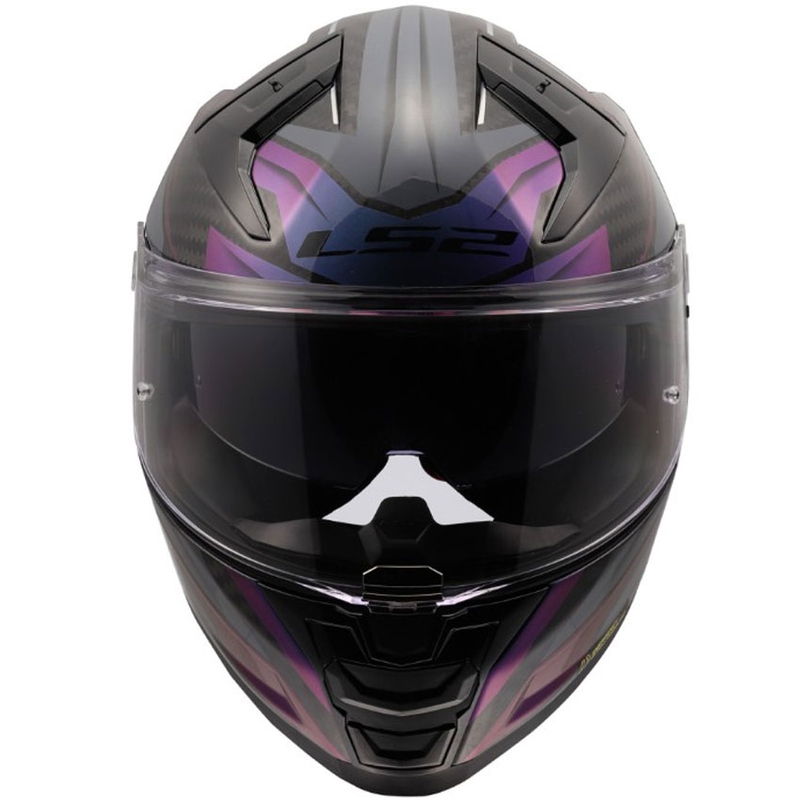 Casque intégral de moto LS2 FF811 Vector II C Savage Chameleon noir-violet
