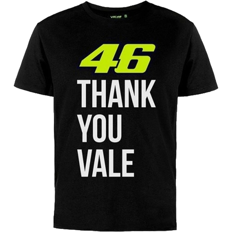 T-shirt enfants VR46 Valentino Rossi "Thank you Vale" noir