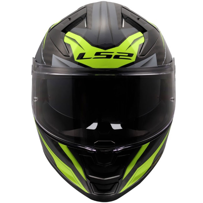 Casque intégral de moto LS2 FF811 Vector II C Savage jaune brillant HV