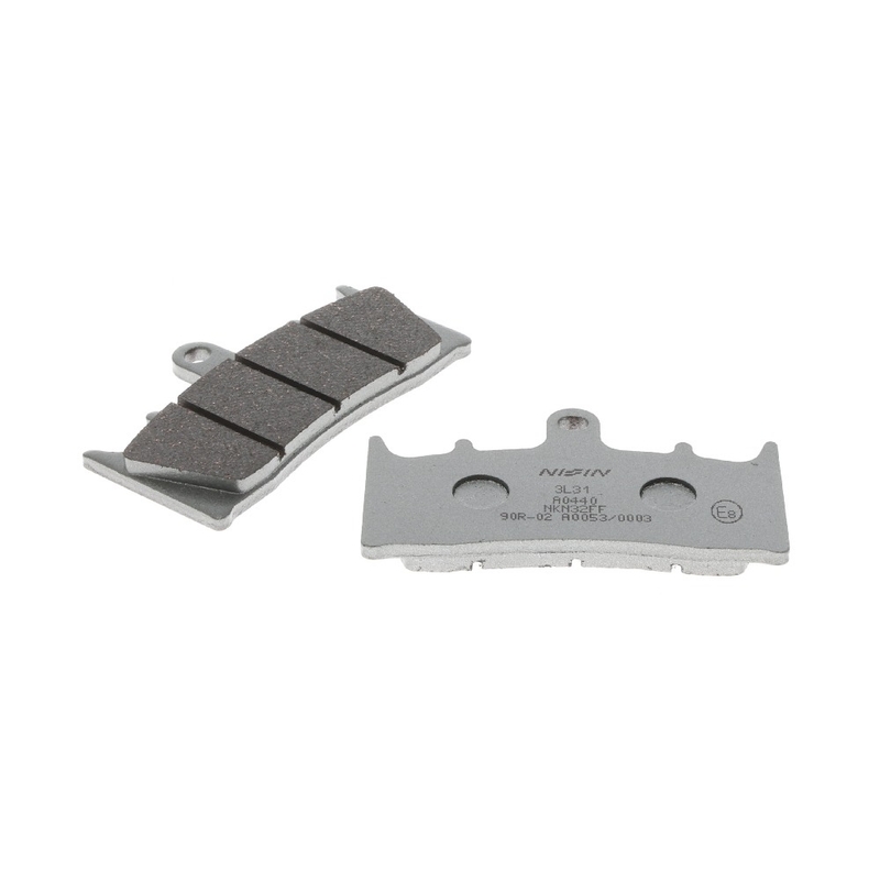 Plaquettes de frein NISSIN semi-métalliques 89,7 x 52 x 8 mm (2 pièces)
