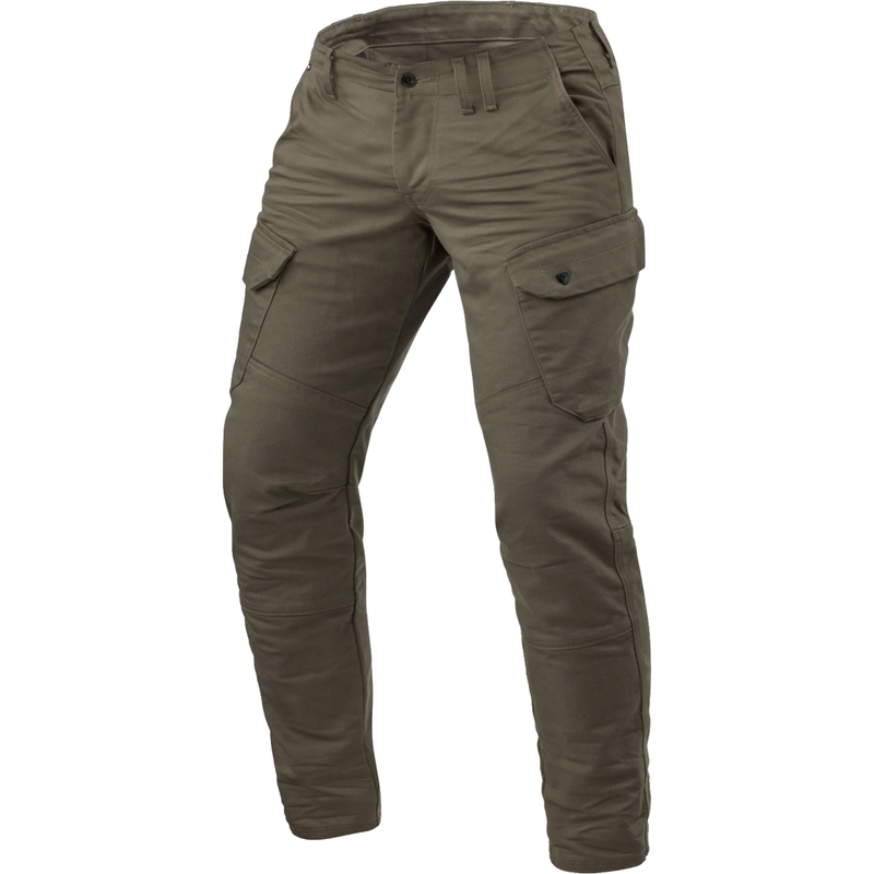 Jeans moto cropped Revit Cargo TF kaki