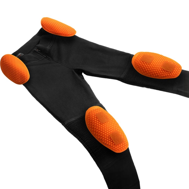 Leggings de moto pour femme Rebelhorn Chica noirs